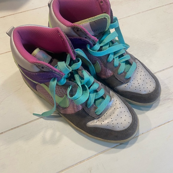 Nike Dunk High 6.0 Hi Top Athletic Shoes Multi Color - Picture 2 of 8